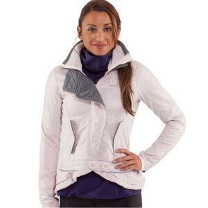 Lululemon Pedal Power Jacket Blush Women’s Sz 8 Performance Wear Elevated Casual